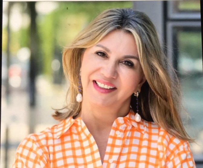 Η Ζέττα Μακρή στην κοπή πίτας της ΔΕΕΠ ΝΔ Τρικάλων