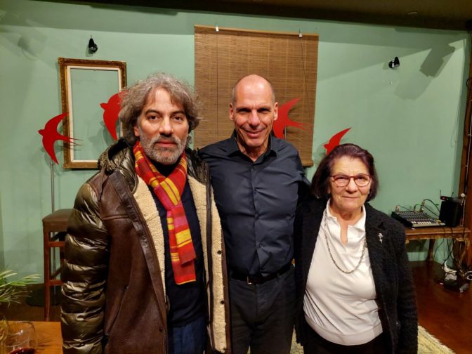 Συνάντηση του Συνδέσμου Κατακλυζομένων Μεσοχώρας με τον Βαρουφάκη