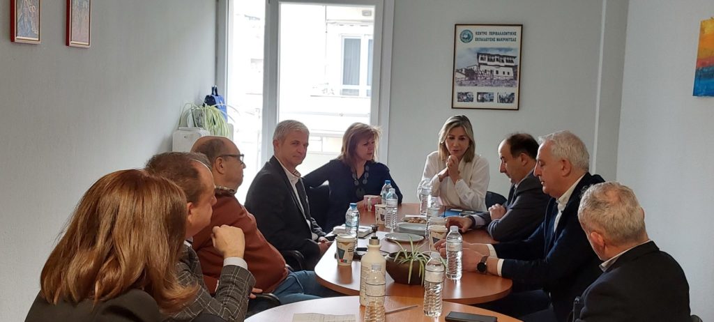H Ζέττα Μακρή στην Περιφερειακή Διεύθυνση Πρωτοβάθμιας & Δευτεροβάθμιας Εκπαίδευσης Θεσσαλίας