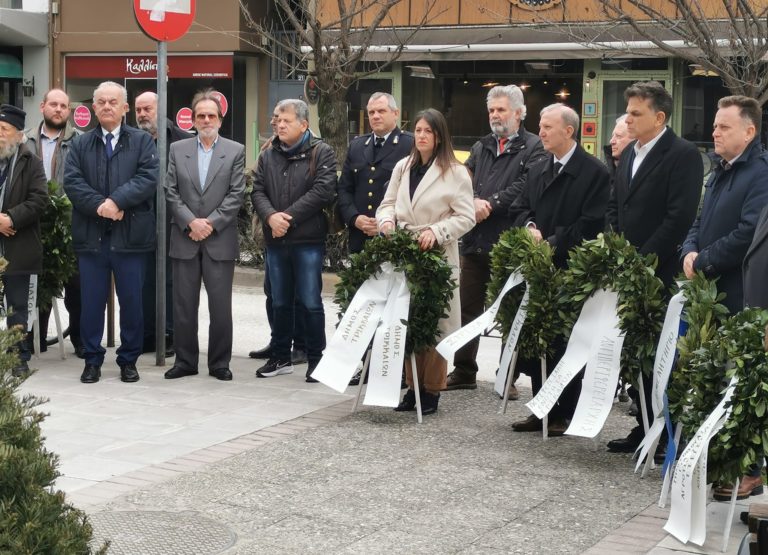 Λιτή η εκδήλωση τιμής της Αγροτικής εξέγερσης στα Τρίκαλα