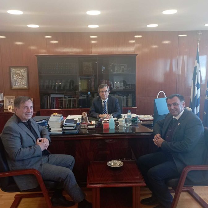 Στον Υφυπουργό Προστασίας του Πολίτη ο πρόεδρος των Τρικαλινών Ιεροψαλτών