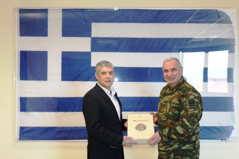 Συνάντηση του Περιφερειάρχη Θεσσαλίας με τον Διοικητή της 1ης Στρατιάς