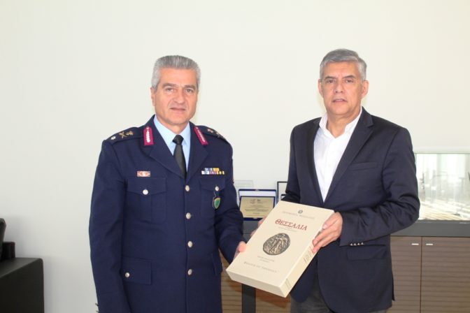 Συνάντηση Περιφερειάρχη με τον νέο Γενικό Περιφερειακό Αστυνομικό Διευθυντή