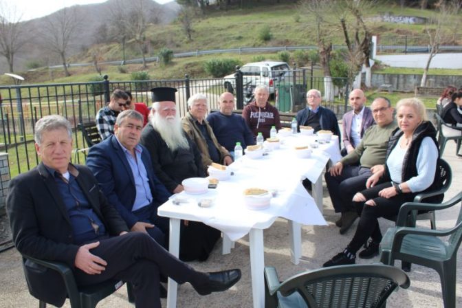 Επισκέψεις την Καθαρά Δευτέρα του Δημάρχου Πύλης Κων/νου Μαράβα