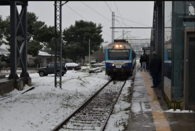 Ακυρώθηκε το δρομολόγιο της Hellenic Train Αθήνα - Καλαμπάκα λόγω κακοκαιρίας