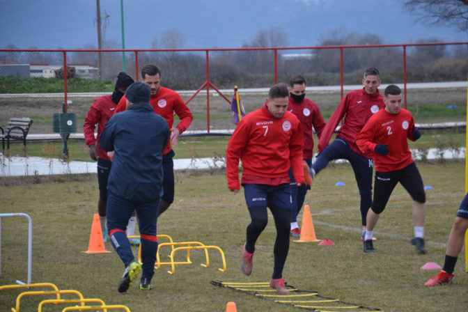 Ολοκληρώθηκε η προετοιμασία του ΑΟ Τρίκαλα για το αυριανό ματς