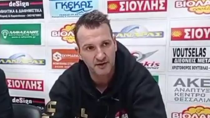 Η συνέντευξη τύπου μετά το τέλος του αγώνα Trikala Basket - Έσπερος Λαμίας