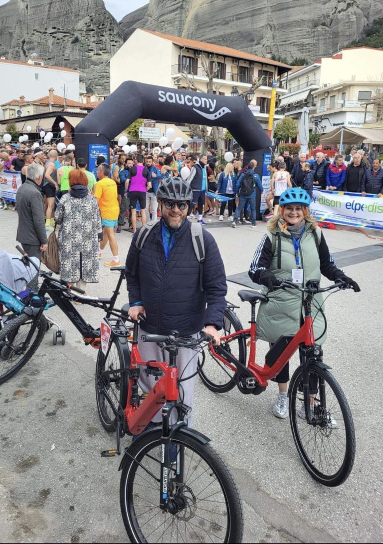 Δήμητρα Νάτσινα και Δημήτρης Παπανδρέου… εθελοντές στον Ημιμαραθώνιο