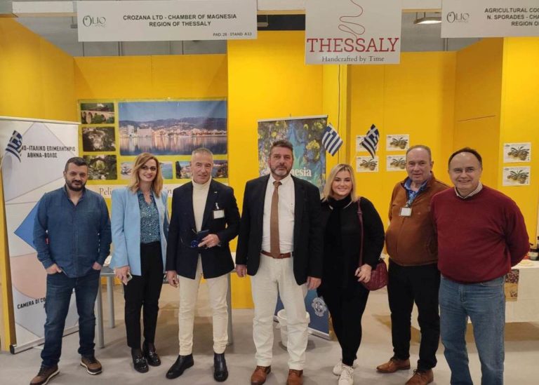Δυναμική παρουσία της Περιφέρειας Θεσσαλίας σε διεθνή έκθεση για το παρθένο ελαιόλαδο