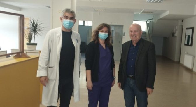 Επίσκεψη Χρήστου Σιμορέλη στο Κέντρο Υγείας Καλαμπάκας