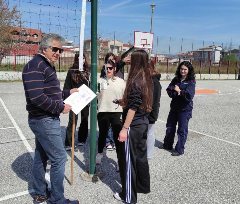 Το Πείραμα του Ερατοσθένη στο 4o Πειραματικό ΓΕΛ Τρικάλων  