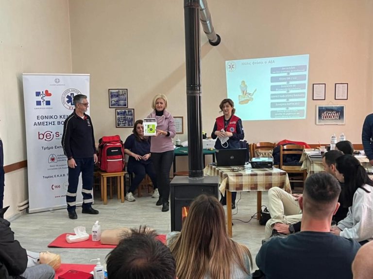 Απινιδωτή απέκτησε η Κοινότητα των Γόμφων