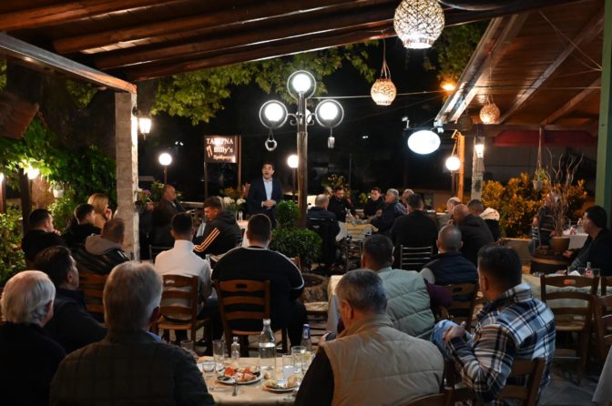 Κοσμοσυρροή για τον Κώστα Σκρέκα σε Πρίνος, Γοργογύρι, Γενέσι και Πρόδρομο