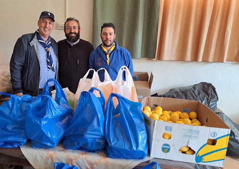 Η Ένωση παλαιών προσκόπων Τρικάλων κοντά στο συνάνθρωπο