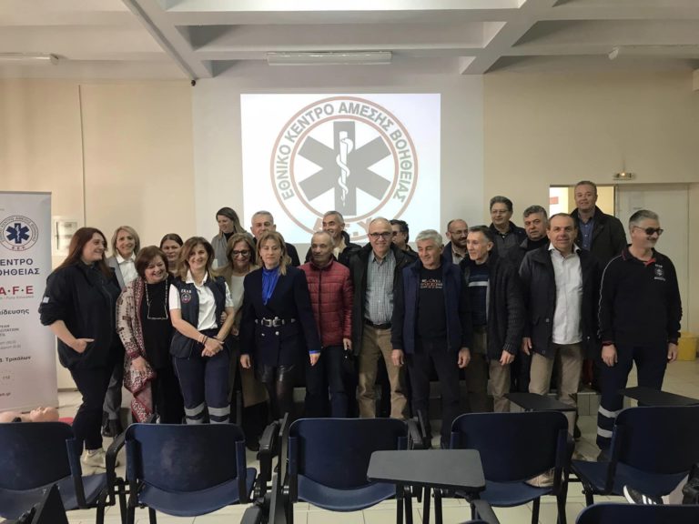 Έμαθαν πρώτες βοήθειες στο 1ο Εσπερινό ΕΠΑΛ Τρικάλων