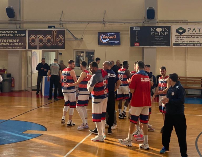 Σαρωτική νίκη στο Καναλάκι για τον μπασκετικό ΑΟ ΤΡΙΚΑΛΑ!