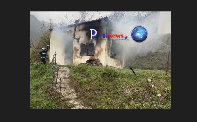 Κάηκε λυόμενο στο Ροπωτό