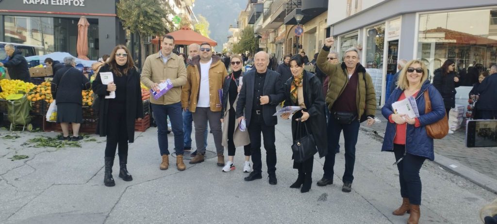 Με τους πολίτες της Καλαμπάκας οι υποψήφιοι βουλευτές του ΣΥΡΙΖΑ