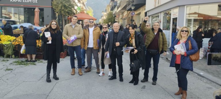 Με τους πολίτες της Καλαμπάκας οι υποψήφιοι βουλευτές του ΣΥΡΙΖΑ