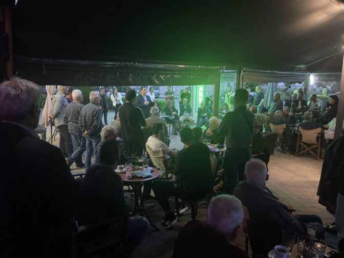 Μεγαλειώδεις οι συγκεντρώσεις του Θανάση Λιούτα - Δυνατός ο παλμός, μεγάλη η στήριξη