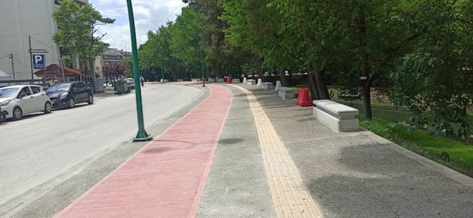 Σχεδόν ολοκληρώθηκε η ανάπλαση της παραποτάμιας οδού Κανούτα