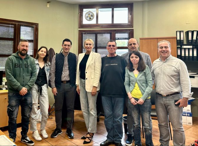 Επίσκεψη στην Αστική Αναπτυξιακή Τρικάλων για την Χαρά Ξάνθη