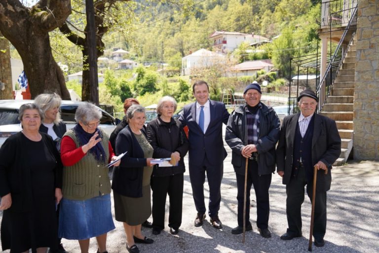 Η μεγάλη και δυνατή αποδοχή και υποδοχή του Θανάση Λιούτα στα χωριά της Καλαμπάκας