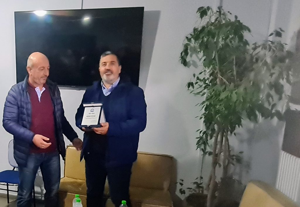 Τιμήθηκε για την προσφορά του ο Υπαστυνόμος του ΤΑ Τρικάλων Βαγγέλης Καραλής