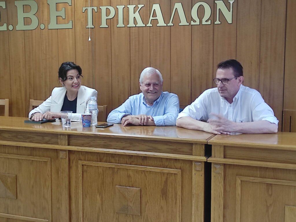 Στην Ομοσπονδία ΕΒΕ και στην Καλαμπάκα ο Νίκος Σκορίνης