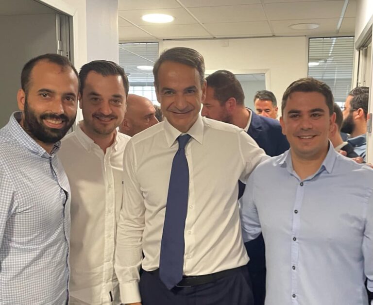 Στα κεντρικά της ΝΔ ο Ηλίας Τσιαούσης