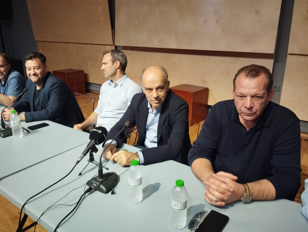 Η συνέντευξη τύπου του προέδρου του ΑΟΤ Κ. Παρδάλη και των μελών του Δ.Σ.