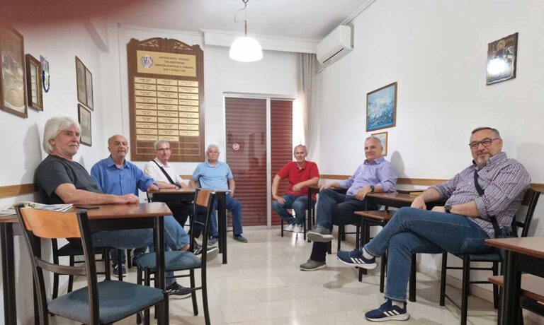Συνάντηση Βλαχογιάννη με το Δ.Σ. του Συνδέσμου Αποστράτων Σωμάτων Ασφαλείας