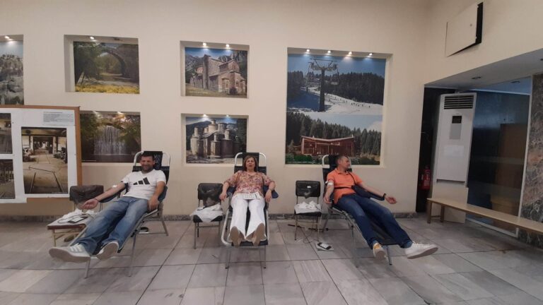 Οι υπάλληλοι της Π.Ε. Τρικάλων δίνουν το αίμα τους για τον συνάνθρωπο