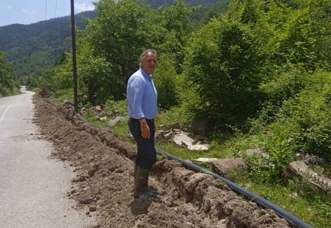 Νέο δίκτυο άρδευσης στο Κατάφυτο Ασπροποτάμου