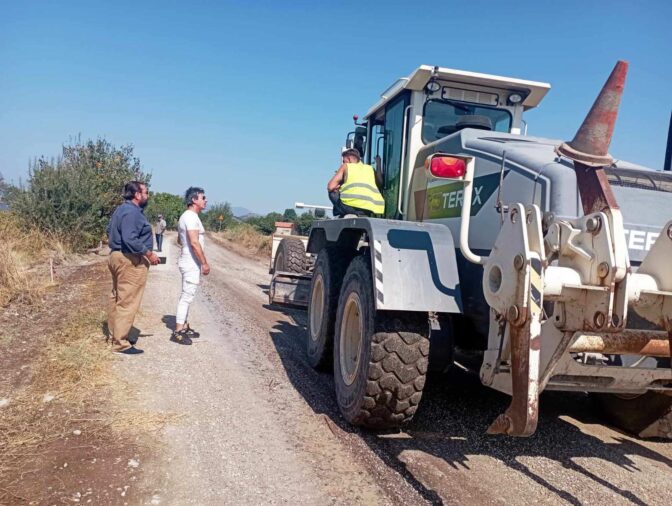Έργα αγροτικής οδοποιίας στον Δήμο Μετεώρων