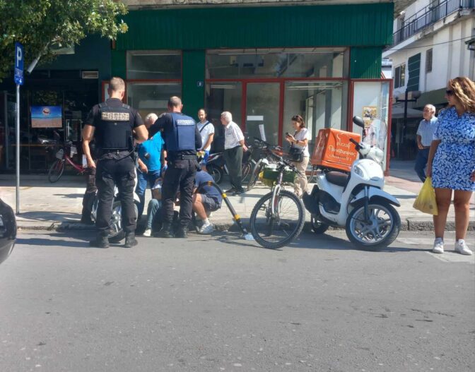 Αστυνομικός εκτός υπηρεσίας στα Τρίκαλα βοήθησε ηλικιωμένο