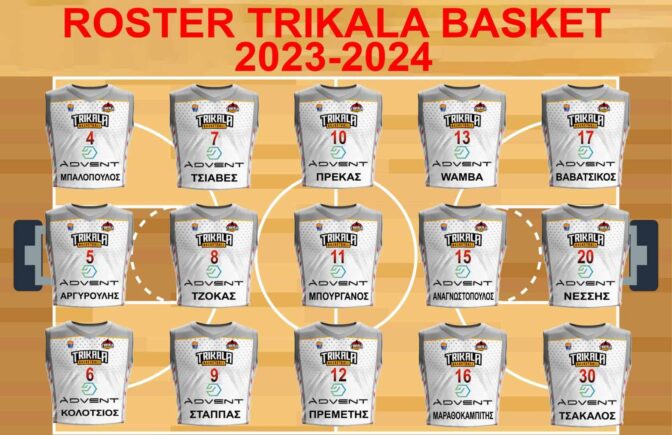 Trikala Basket: Την Πέμπτη η πρώτη επίσημη προπόνηση