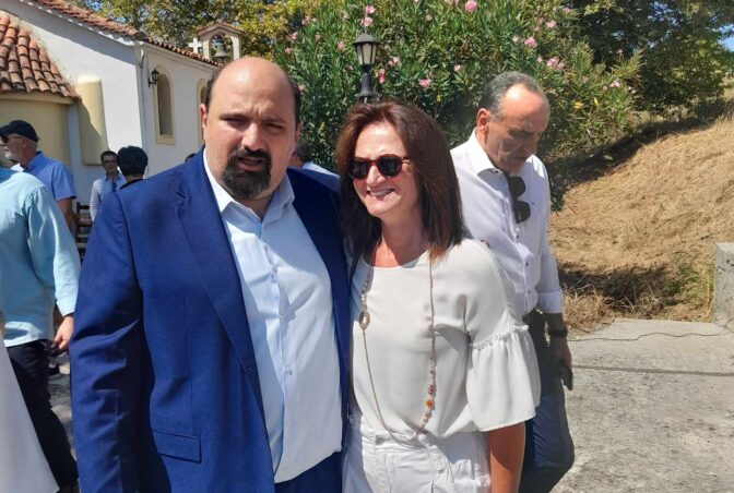 Με τον Υφυπουργό Χρήστο Τριαντόπουλο η Στέλλα Γκουλιοπούλου