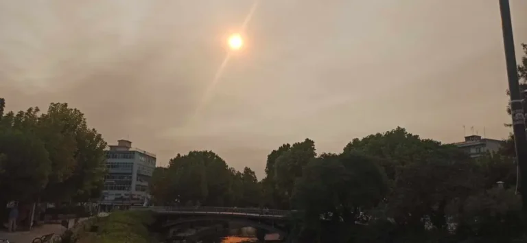 Τα Τρίκαλα από τις πιο επιβαρυμένες ατμοσφαιρικά περιοχές από τις φωτιές στον Έβρο