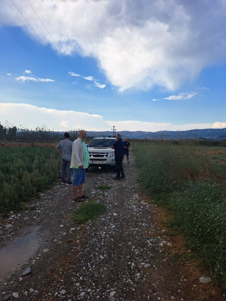 Άμεσα δίπλα στους χαλαζόπληκτους αγρότες ο Χρήστος Μιχαλάκης