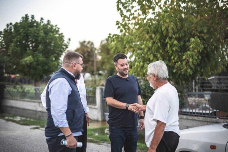 Συνεχίζει τις περιοδείες του στα χωριά με αμείωτη ένταση ο Γιώργος Ηλιάδης