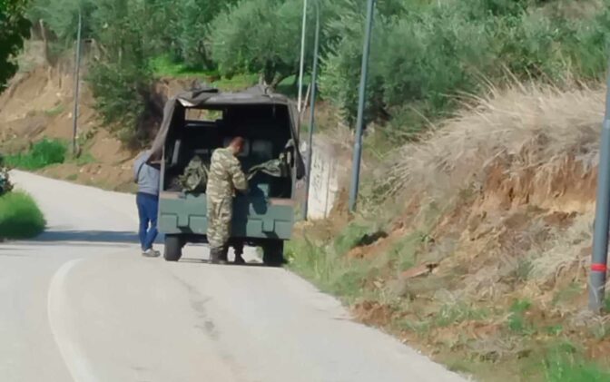 ΤΡΙΚΑΛΑ: Βρέθηκε βλήμα πυροβολικού στον δρόμο για το ξενοδοχείο "Ανάντι" (φώτο&video)