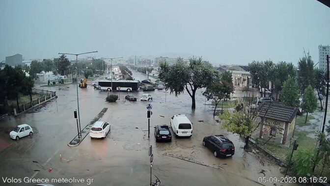 Κακοκαιρία Daniel – Meteo: Καταρρίφθηκε το ρεκόρ ημερήσιου ύψους βροχής στη χώρα