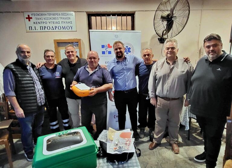 Τοποθετήθηκε ο αυτόματος εξωτερικός απινιδωτής στην Τ.Κ.Προδρόμου