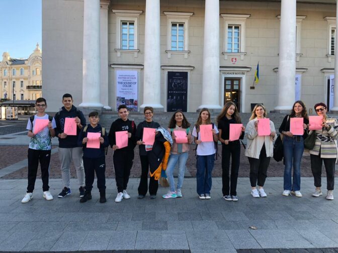 Τo 7ο Πειραματικό Γυμνάσιο Τρικάλων στο Βίλνιους της Λιθουανίας