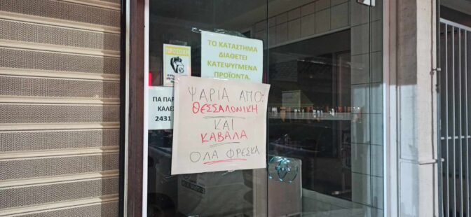 «Στάσου… Ψάρια!» από Θεσσαλονίκη και Καβάλα