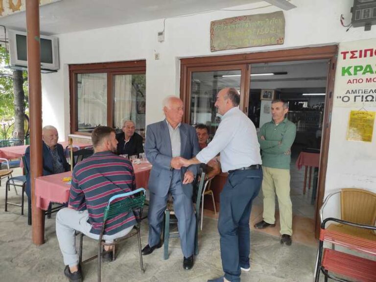 Με όραμα, πρόγραμμα και λύσεις οι επισκέψεις Σακκά στα χωριά του Δήμου Τρικκαίων