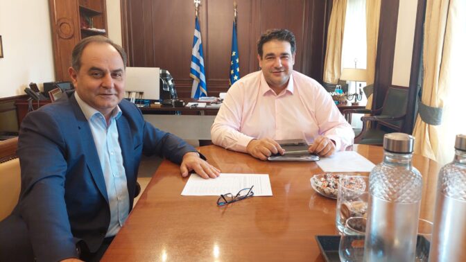 Συνάντηση του Δημάρχου Καρδίτσας με τον αναπληρωτή υπουργό Eσωτερικών