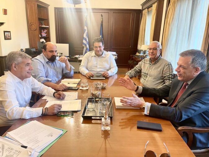 Συνάντηση Αγοραστού με υπουργούς για την αντιπλημμυρική προστασία της Θεσσαλίας
