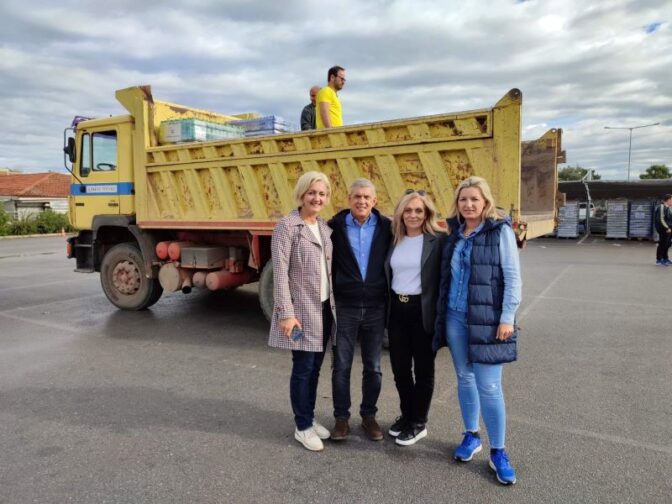 Είδη πρώτης ανάγκης από την Περιφέρεια Θεσσαλίας προς το Δήμο Πύλης